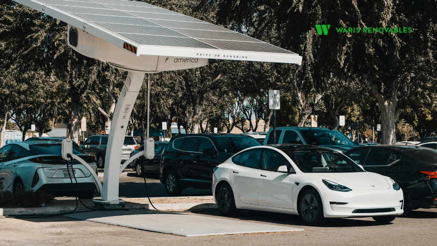 cargadores solares para vehiculos electricos