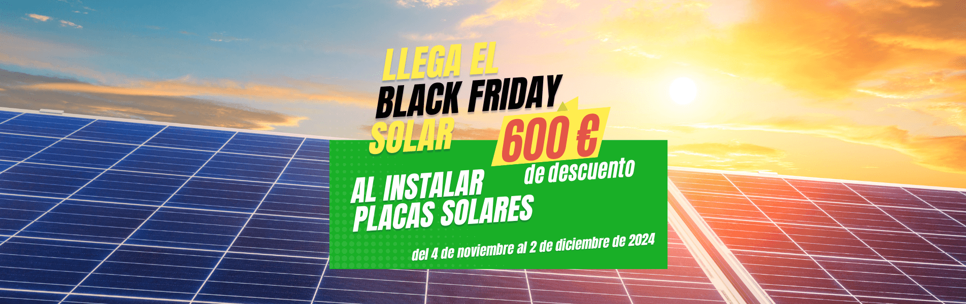 promocion black friday placas soalres rivas