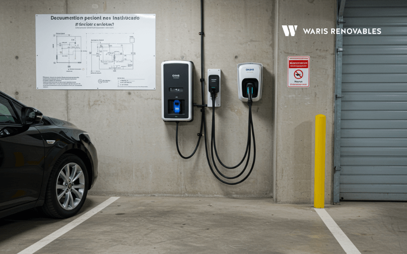 Documentacion tecnica requerida para instalacion de cargador electrico en garaje comunitario proyecto tecnico certificados