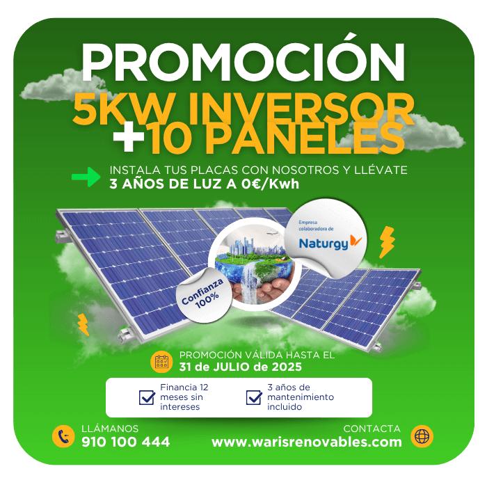 ofertas placas solares rivas