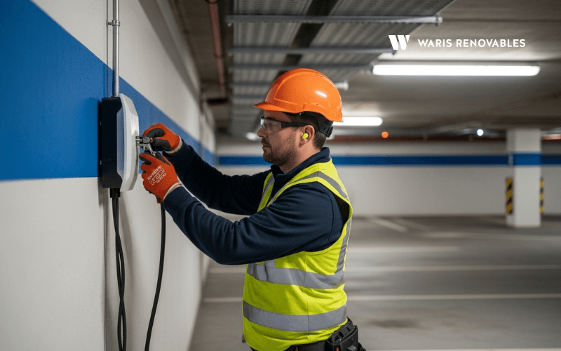 cuanto cuesta montar cargador electrico wallbox en garaje comunitario