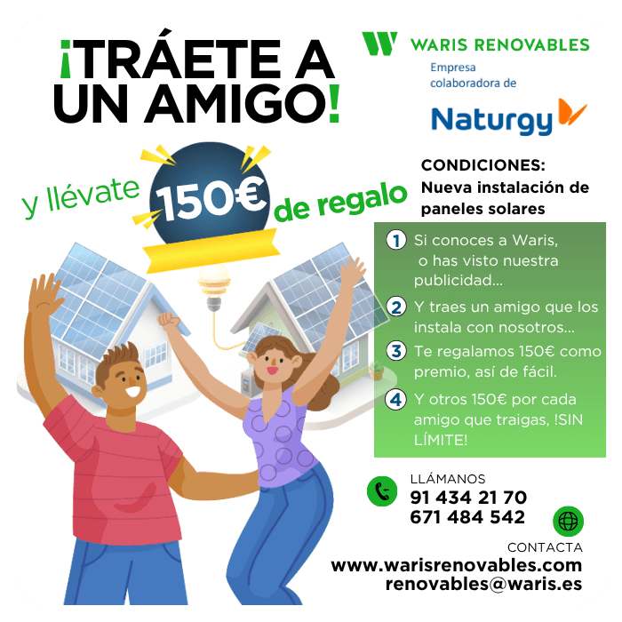 promo descuento trae un amigo paneles solares